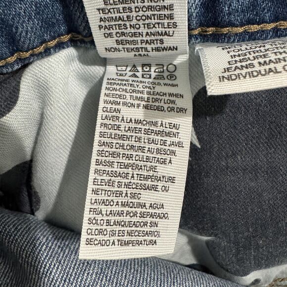 Lucky Brand Sweet Crop Jeans Womens 8 29 Light Wash Stretch Denim Blue Mid Rise - Picture 12 of 13